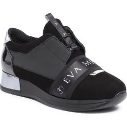 Sneakersy EVA MINGE - EM-39-06-000407 601. Czarne półbuty damskie Eva Minge, ze skóry. W wyprzedaży za 299,00 zł.