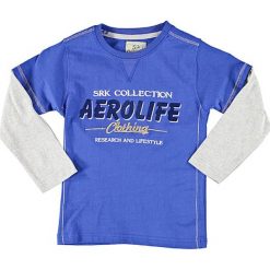 T-shirty chłopięce: Koszulka w kolorze niebiesko-szarym