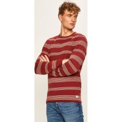 Premium by Jack&Jones - Sweter. Brązowe swetry męskie Premium by Jack&Jones, s, bez wzorów, z bawełny, z okrągłym kołnierzem, bez kaptura. Za 169,90 zł.