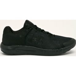 Under Armour - Buty UA Micro G Pursuit BP. Czarne buty sportowe męskie Under Armour, z gumy, na sznurówki. Za 249,90 zł.