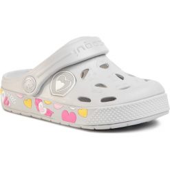 Klapki COQUI - Froggy 8802-402-4646 Khaki Grey Glitter. Szare sandały dziewczęce Coqui, z tworzywa sztucznego, bez zapięcia. Za 69,00 zł.