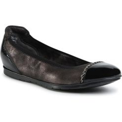 Baleriny TAMARIS - 1-22103-25 Pewter/Blk Pat 919. Pomarańczowe baleriny damskie Tamaris, bez wzorów, ze skóry ekologicznej, klasyczne, bez obcasa, na płaskiej podeszwie, bez zapięcia. Za 189,00 zł.