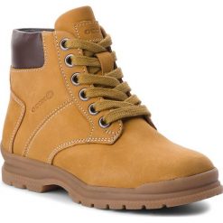 Trapery GEOX - J Navado B. A J845HA 032BC C2309 S Yellow/Dk Brown. Żółte śniegowce chłopięce Geox, bez zapięcia. W wyprzedaży za 199,00 zł.