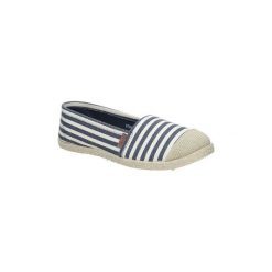 Trampki i tenisówki damskie: Espadryle Mckey Granatowe tenisówki espadryle w paski DTN182/17NV