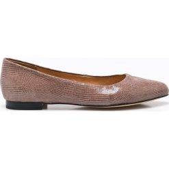 Caprice - Baleriny. Brązowe baleriny damskie marki Caprice, z materiału. W wyprzedaży za 119,90 zł.