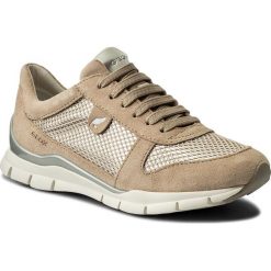 Sneakersy GEOX - D Sukie A D52F2A 022GN C8182 Skin. Brązowe półbuty damskie Geox, ze skóry. W wyprzedaży za 239,00 zł.