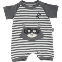 Sigikid Boys Rampersy grey melange - szary - Gr.Niemowlę (0 - 6 miesięcy). Szare śpiochy niemowlęce SIGIKID, bez wzorów, z bawełny. Za 99,00 zł.