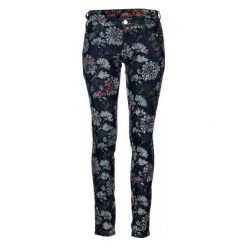 Desigual spodnie damskie Floc 26 ciemnoniebieski. Niebieskie jeansy damskie Desigual. W wyprzedaży za 169,00 zł.