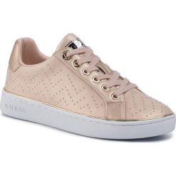 Sneakersy GUESS - Bikram FL5BIK ESU12 BEIGE. Brązowe półbuty damskie Guess, ze skóry ekologicznej. W wyprzedaży za 469,00 zł.