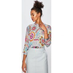 Desigual - Koszula. Bluzki damskie Desigual, na co dzień, s, bez wzorów, z wiskozy, casualowe, ze stójką, z długim rękawem. W wyprzedaży za 239,90 zł.