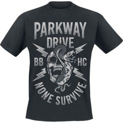 Parkway Drive None Survive T-Shirt czarny. Czarne t-shirty męskie z nadrukiem marki Parkway Drive, s. Za 74,90 zł.