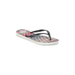 Japonki Havaianas SLIM TRIBAL. Czarne crocsy damskie marki Havaianas, z gumy, na płaskiej podeszwie. Za 83,30 zł.