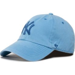 Czapka z daszkiem 47 BRAND - Mlb New York Yankees Boathouse '47 Clean Up B-BHOUS17MCG-MQ Bay Blue. Niebieskie czapki damskie 47 Brand, bez wzorów, z bawełny. Za 129,00 zł.