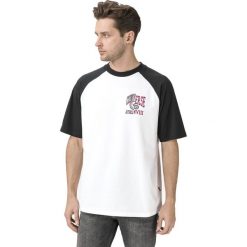 Converse Icon Remix Raglan Koszulka Biały Wielokolorowy. Białe podkoszulki męskie Converse, xxl, bez wzorów, z bawełny, z krótkim rękawem. Za 154,95 zł.
