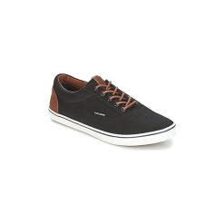 Buty Jack Jones VISION. Czarne trampki męskie Jack & Jones, bez wzorów, bez zapięcia. Za 159,20 zł.