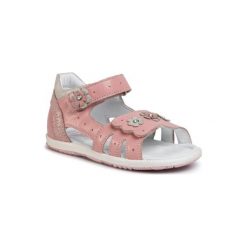 LASOCKI KIDS CI12-2973-02 Różowy. Różowe sandały dziewczęce Lasocki Kids, ze skóry, bez zapięcia. Za 99,99 zł.