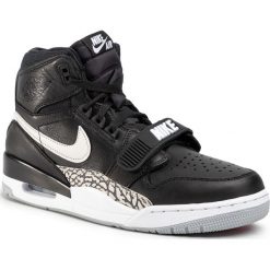 Buty NIKE - Air Jordan Legacy 312 AV3922 001 Black/White. Czarne buty sportowe męskie Nike, na co dzień, bez wzorów, ze skóry, eleganckie, bez zapięcia. W wyprzedaży za 579,00 zł.