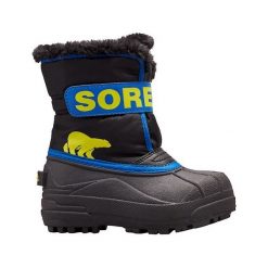 Sorel Buty Dziecięce Zimowe Snow Commander. Białe śniegowce chłopięce Sorel, na zimę, bez zapięcia. Za 199,00 zł.