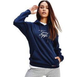 Tommy Hilfiger Bluza damska Hood czyli LWK Navy Blaze r (Wielkość M). Niebieskie bluzy damskie TOMMY HILFIGER, m, bez wzorów, bez rękawów, bez kaptura. W wyprzedaży za 266,00 zł.