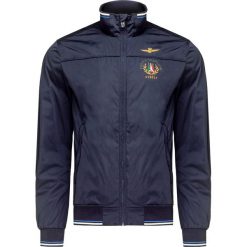 Kurtka AERONAUTICA MILITARE Granatowy. Niebieskie kurtki sportowe męskie Aeronautica Militare, bez wzorów, z dzianiny, bez kaptura. Za 1040,00 zł.