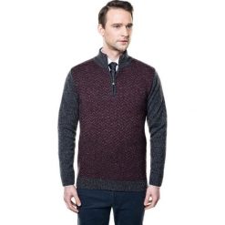 Sweter grati troyer bordo. Czarne swetry męskie Recman, m, bez wzorów, bez kołnierzyka, bez kaptura. Za 269,00 zł.