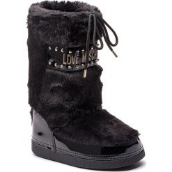 Śniegowce LOVE MOSCHINO - JA24052G06JS0000 Nero. Czarne buty zimowe damskie Love Moschino, z materiału. Za 719,00 zł.