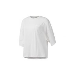 T-shirty z krótkim rękawem Reebok Sport Koszulka Training Supply Pocket. Białe topy sportowe damskie marki Reebok Sport, l, z krótkim rękawem. Za 149,00 zł.