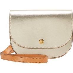 Torebki klasyczne damskie: CLOSED BUM BAG Saszetka nerka silver/gold
