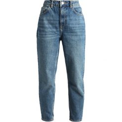 Boyfriendy damskie: Topshop Petite GREEN CAST MOM Jeansy Relaxed Fit blue