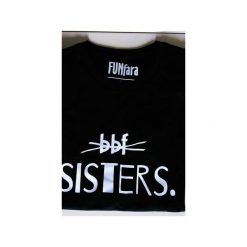 T-shirt BBF SISTERS. Białe t-shirty damskie Funfara, s, bez wzorów, z bawełny, bez kołnierzyka. Za 89,00 zł.