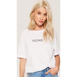 T-shirt oversize - Biały. Białe t-shirty damskie House, l. Za 29,99 zł.