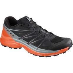 Buty sportowe męskie: Salomon Buty męskie Wings Pro 3 Black/Scarlet Ibis/Lead r. 41 1/3 (401471)