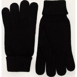 Lacoste - Rękawiczki. Szare rękawiczki męskie Lacoste, bez wzorów, z wełny. W wyprzedaży za 159,90 zł.