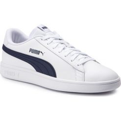 Sneakersy PUMA - Smash V2 L 36521502 White 1. Białe sneakersy męskie Puma, na co dzień, bez wzorów, ze skóry ekologicznej, bez zapięcia. Za 199,99 zł.