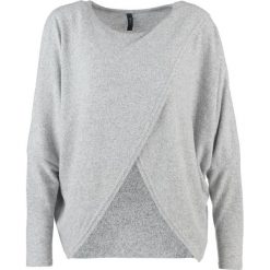 Swetry klasyczne damskie: YAS YASJUPITER Sweter medium grey melange