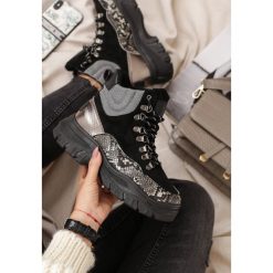 Czarne Wężowe Sneakersy Calanque. Czarne sneakersy damskie vices. Za 139,99 zł.
