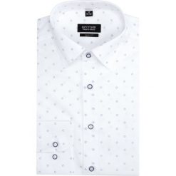 Koszula davis 2840 długi rękaw slim fit biały. Białe koszule męskie Recman, m, bez wzorów, bez kołnierzyka, z długim rękawem. Za 149,00 zł.