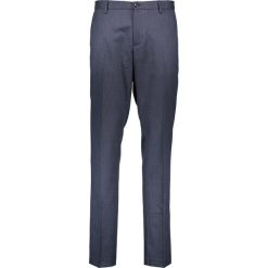 Spodnie - Slim fit - w kolorze granatowym. Niebieskie rurki męskie marki Benetton, w paski, z wełny. W wyprzedaży za 99,95 zł.