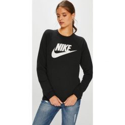 Nike Sportswear - Bluza. Szare bluzy rozpinane damskie Nike Sportswear, l, z nadrukiem, z bawełny, bez kaptura. W wyprzedaży za 199,90 zł.