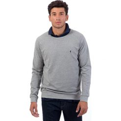 Bejsbolówki męskie: Bluza w kolorze szarym
