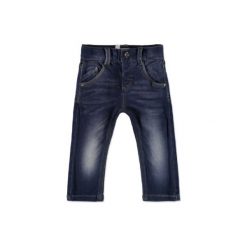 NAME IT Boys Spodnie Jeans NITRALF dark denim. Czarne spodnie niemowlęce marki Name it, z bawełny. Za 83,63 zł.