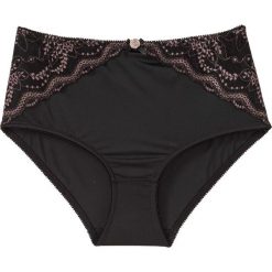 Figi wyszczuplające bonprix czarno-różowobrązowy. Czarne bielizna damska wyszczuplająca marki bonprix. Za 34,99 zł.