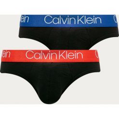 Calvin Klein Underwear - Slipy (2-pack). Czarne bokserki męskie Calvin Klein Underwear, s, z nadrukiem, z elastanu. Za 149,90 zł.