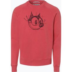 Bluzy męskie: Scotch & Soda - Męska bluza nierozpinana, czerwony