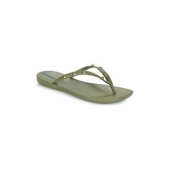Japonki Ipanema WAVE GLAM. Zielone klapki damskie marki Ipanema, bez wzorów, bez obcasa. Za 103,20 zł.