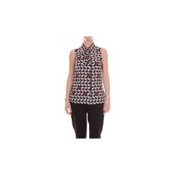 Koszule Moschino A02045852. Szare koszule damskie MOSCHINO, bez wzorów, bez kołnierzyka, bez rękawów. Za 965,43 zł.