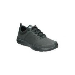 Buty Skechers 52124-BBK. Szare trampki męskie Skechers, bez wzorów, bez zapięcia. Za 307,67 zł.