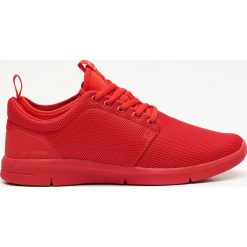 Niskie sneakersy - Czerwony. Czerwone sneakersy męskie Cropp, bez zapięcia. Za 139,99 zł.