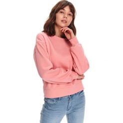 Bluza damska nierozpinana. Różowe bluzy damskie Top Secret, na wiosnę, bez wzorów, bez rękawów, bez kaptura. W wyprzedaży za 59,99 zł.