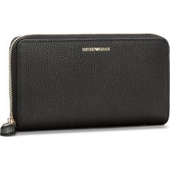 Portfele damskie: Duży Portfel Damski EMPORIO ARMANI – Y3H010 YDD1A 80001 Nero